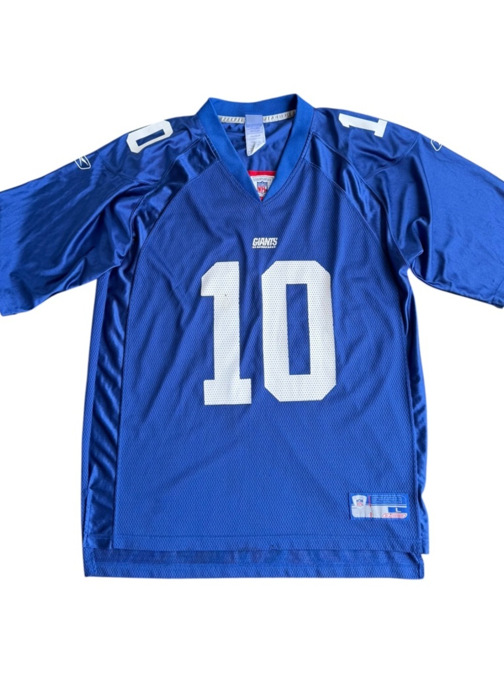 New York Giants Eli Manning #10 NFL On Field Reebok Jersey Size: L